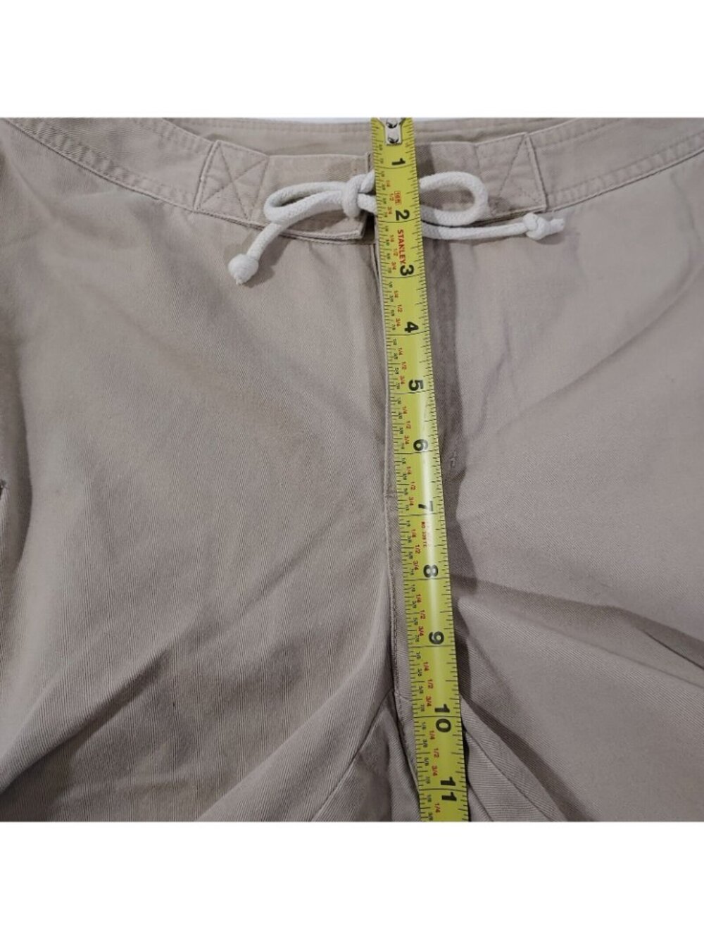 Shorts Liz Claiborne Khaki 100% Cotton Golf Size 4 Beach Boat - Picture 5 of 12